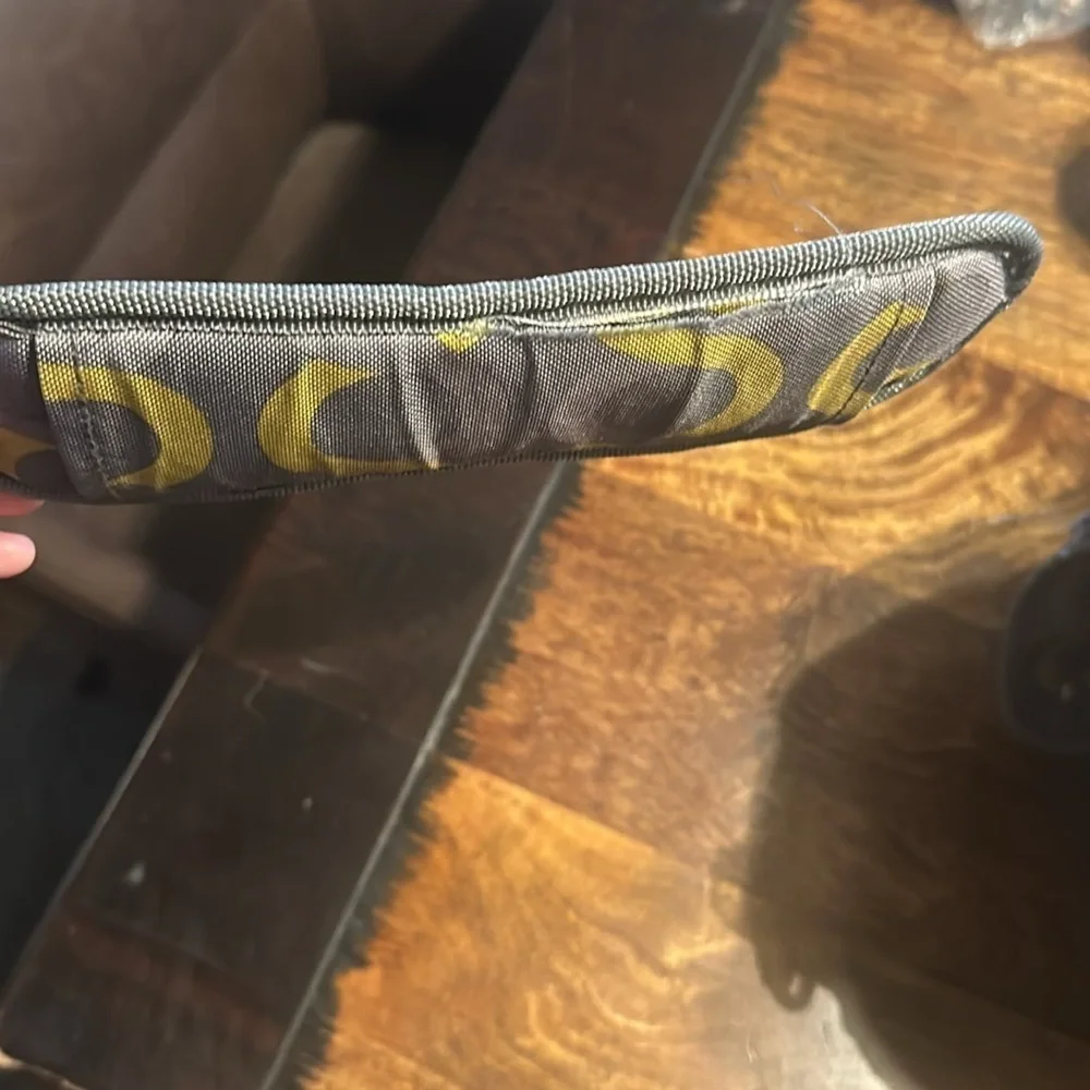 Timi & Leslie Gray and Yellow Diaper Bag EUC